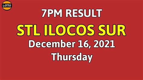 stl ilocos sur results today|STL ILOCOS SUR 3RD DRAW RESULT TODAY LIVE 7PM .